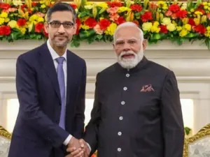 ప్రధాని నరేంద్ర మోదీతో సుందర్ పిచాయ్ భేటీ