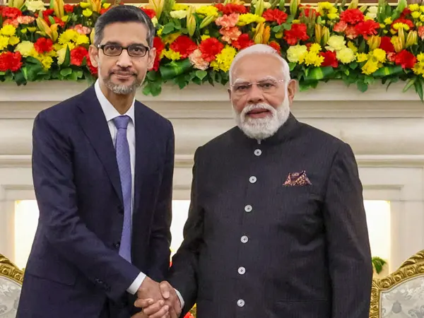 Delhi: ప్రధాని నరేంద్ర మోదీతో సుందర్ పిచాయ్ భేటీ