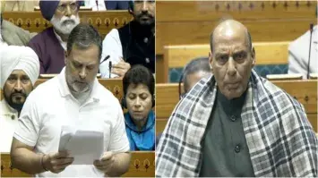 Rajnath objects to Rahul's remarks in Lok Sabha