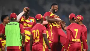 ఒకే ఓవర్లో 4 వికెట్లు, షెపర్డ్ షోతో విండీస్ విజయం