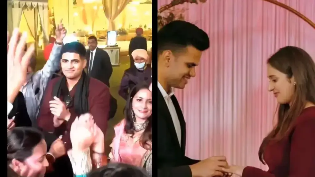 Shubman Gill dance: Shubman Gill steps at Sachin's son's pre-wedding party