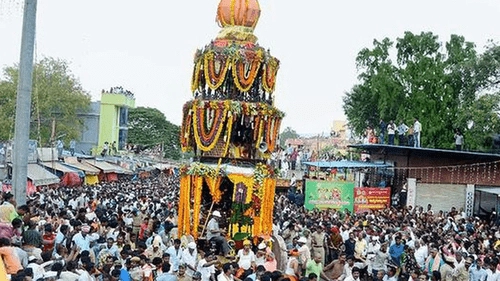 Srisailam Mallanna Chariot Festival a feast for the eyes
