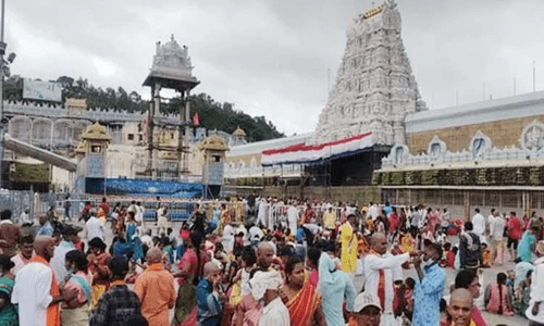 Crowd of devotees in Tirumala is normal