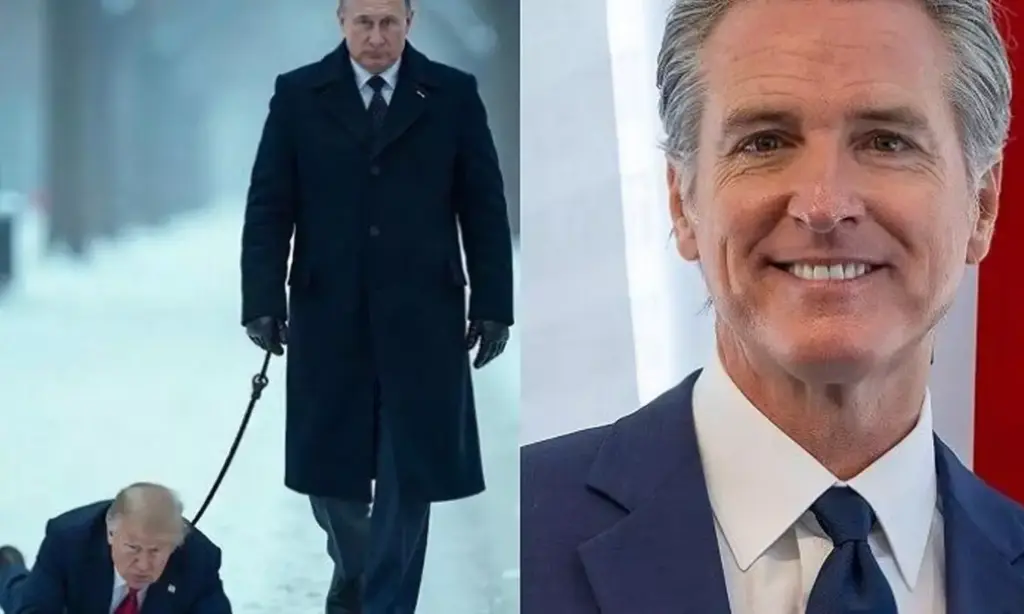 Trump Putin Viral Photo: పుతిన్ చేతిలో ‘కుక్కపిల్లలా ట్రంప్’.. వైరలవుతున్న పోస్ట్