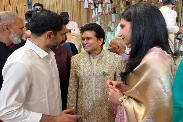Nara Lokesh: సచిన్ టెండూల్కర్ ఇంట పెళ్లి సందడి.. హాజరైన లోకేశ్‌ దంపతులు