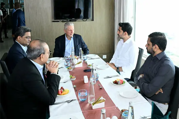 Nara Lokesh-Aiman Ezzat:  క్యాప్‌జెమినీ  సీఈవో తో లోకేష్ భేటీ