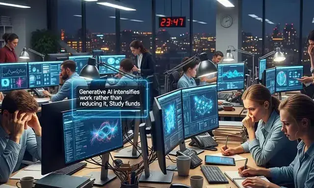 AI workplace stress: Work stress increased fivefold with the use of AI