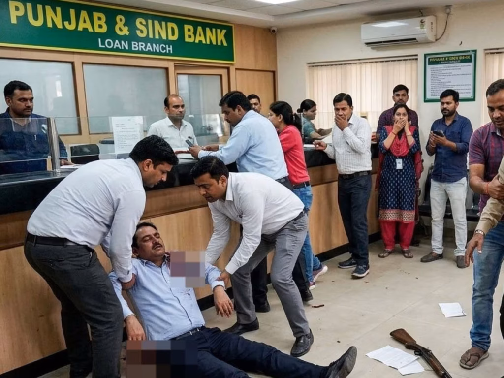 Ghaziabad bank murder