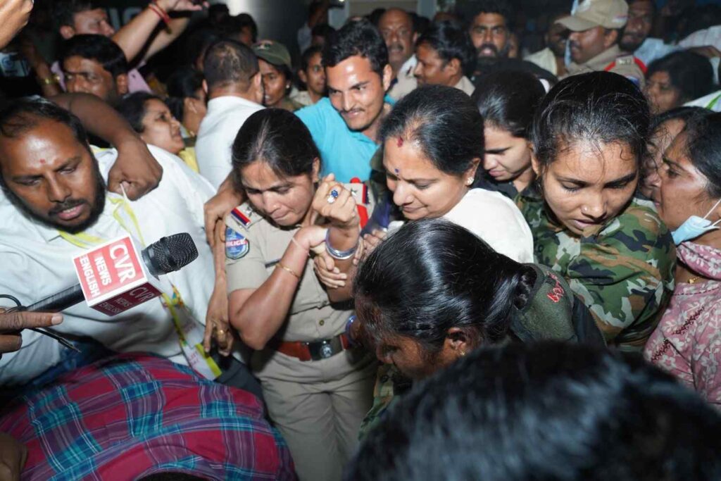 Kavitha arrest news