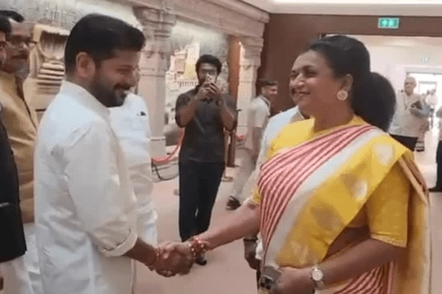 Revanth Reddy: Roja Meets Revanth in Delhi