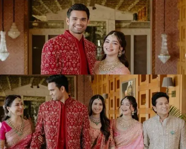 Arjun Tendulkar Wedding Photos: సోదరుడి పెళ్లి ఫోటోలను షేర్ చేసిన సారా