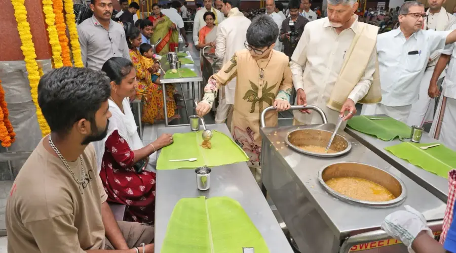 Andhra Pradesh CM: అన్నదాన కార్యక్రమానికి విరాళం ఇచ్చిన చంద్రబాబు కుటుంబం