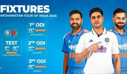 IND vs AFG 2026 Schedule: భారత్-అఫ్గాన్ సిరీస్.. టెస్ట్, వన్డేల వేదికలు ఇవే!