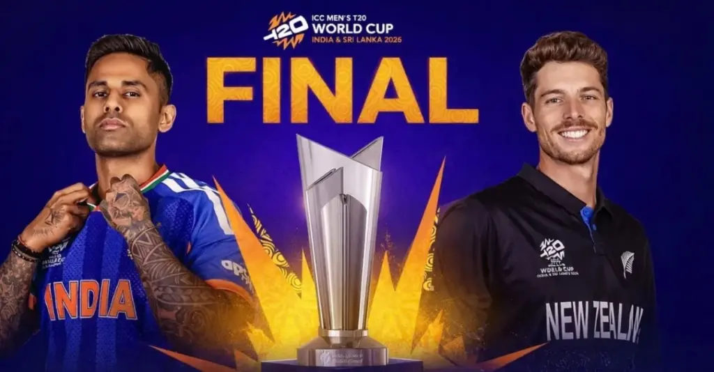 T20 World Cup 2026 : టీ20 వరల్డ్ కప్ ఫైనల్ నేడు, భారత్ vs న్యూజిలాండ్