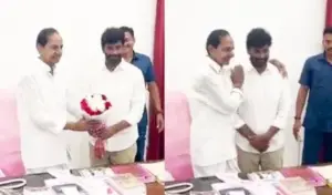 కేసీఆర్‌ను కలిసిన బాల్క సుమన్