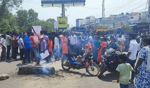 Vaishnavi Murder: Protest Demanding Execution of Accused