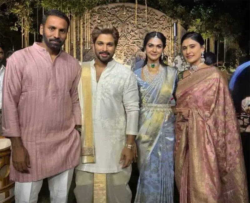 Allu Sirish Wedding : అల్లు ఫ్యామిలీ వేడుకలో వైసీపీ మాజీ ఎమ్మెల్యే