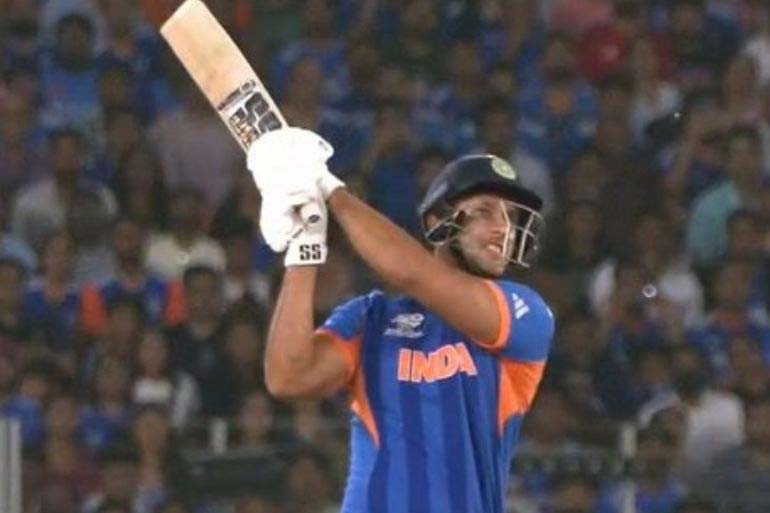 India vs New Zealand – T20 World Cup Final : చివరి ఓవర్లో దూబే విధ్వంసం