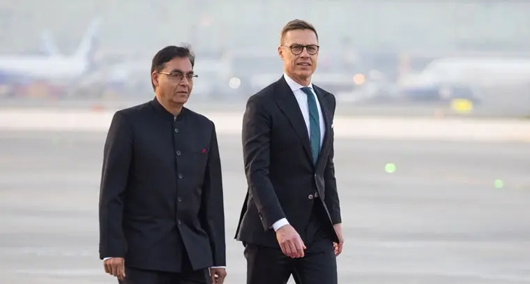 Finland President: భారత్‌కు చేరుకున్న ఫిన్లాండ్ అధ్యక్షుడు.. మోదీతో కీలక భేటీ