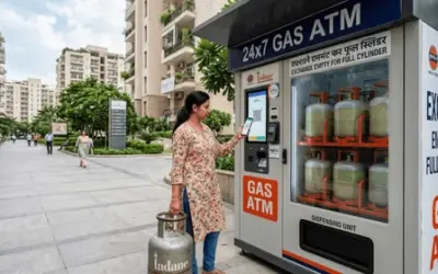LPG ATM : దేశంలోనే తొలి గ్యాస్ ఏటీఎం
