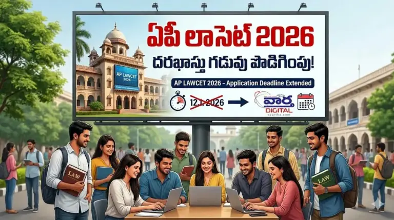 AP LAWCET 2026: ఏపీ లాసెట్ దరఖాస్తు గడువు పొడిగింపు!
