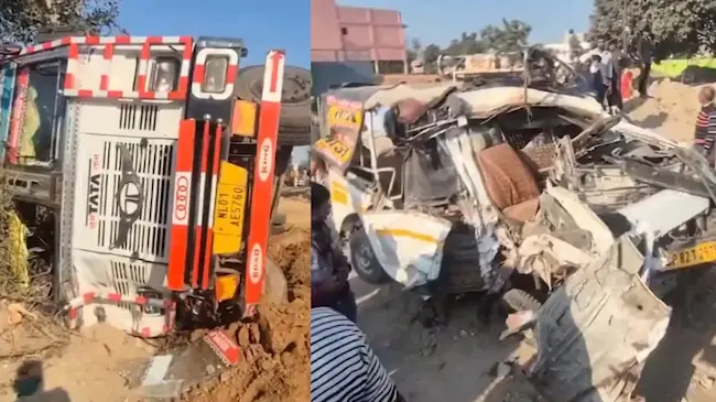 Hathras Accident: యమునా ఎక్స్‌ప్రెస్‌వేపై ఘోర ప్రమాదం: ఆరుగురు మృతి!