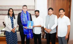 సీఎం రేవంత్ రెడ్డితో డెలావర్ గవర్నర్ మాట్ మేయర్ భేటీ..