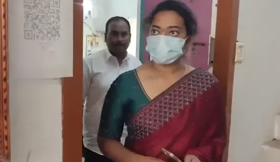 Arava Sridhar Case: Twist in MLA Arava Sridhar case.. Veena attends the hearing