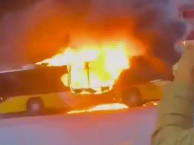 Switzerland Bus Fire Accident
