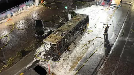 Switzerland Bus Fire Accident