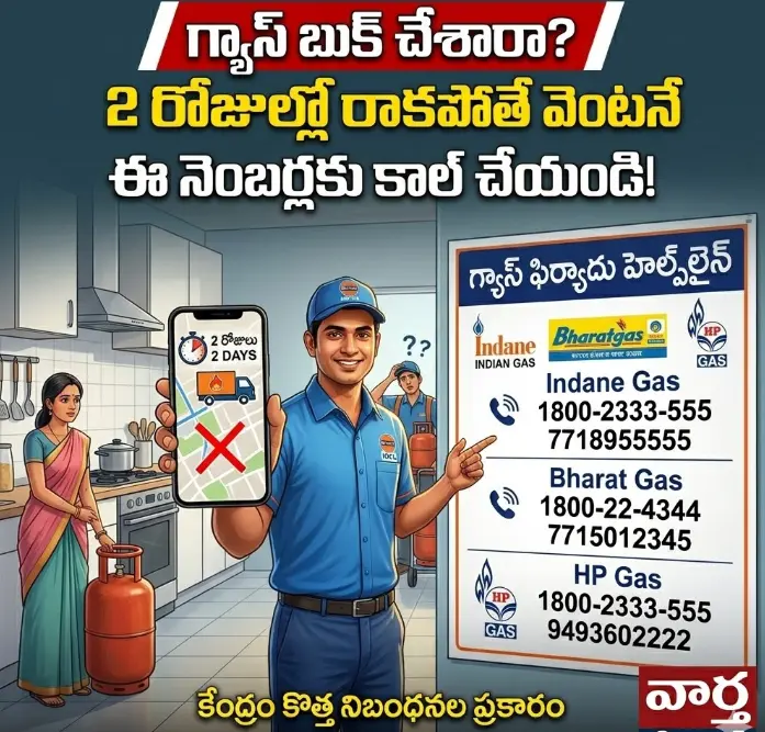 Cylinder Complaint Numbers: గ్యాస్ బుక్ చేశారా? 2 రోజుల్లో రాకపోతే ఈ నెంబర్లకు కాల్ చేయండి!