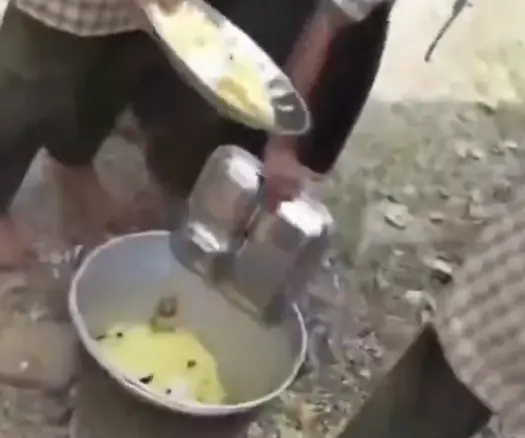 Andhra Pradesh: Food in garbage bins for three months.. Uproar in NTR district