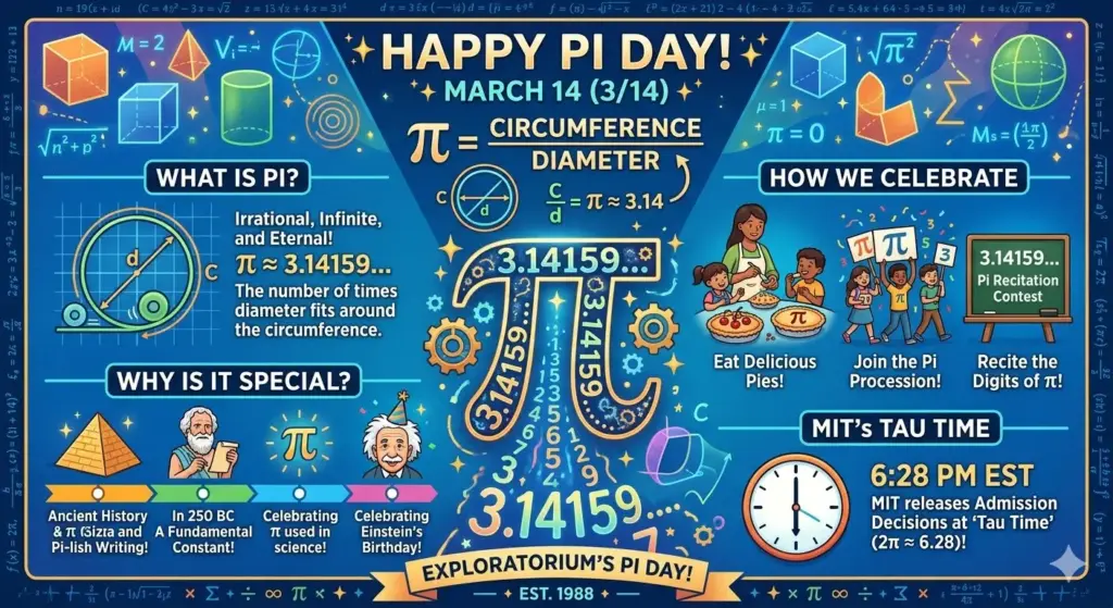 Pi Day 2026: మార్చి 14నే ‘పై డే’ ఎందుకు? ఐన్‌స్టీన్ బర్త్‌డేకి, 3.14కి ఉన్న లింక్ ఏంటి?