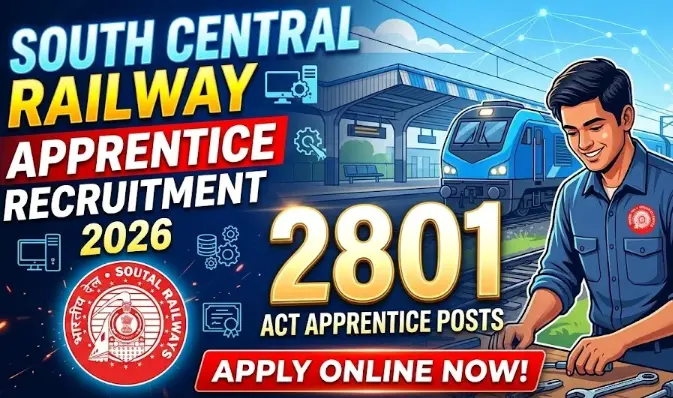 Railway Jobs 2026: దక్షిణ మధ్య రైల్వేలో అప్రెంటిస్ పోస్టులు.. పూర్తి వివరాలివే!