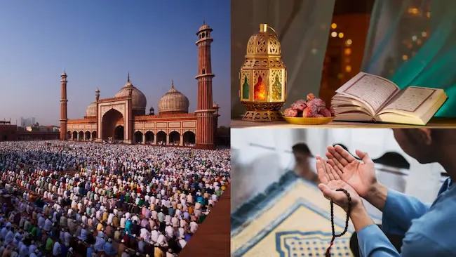 దేశవ్యాప్తంగా ఘనంగా రంజాన్ వేడుకలు.. మక్కా మసీదులో భక్తుల సందడి!