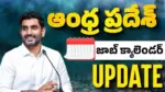 AP Job Calendar released:ఏపీ జాబ్ క్యాలెండర్ విడుదల