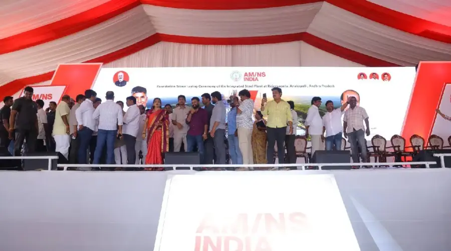 ArcelorMittal Nippon Steel plant Andhra Pradesh Rajayyapeta