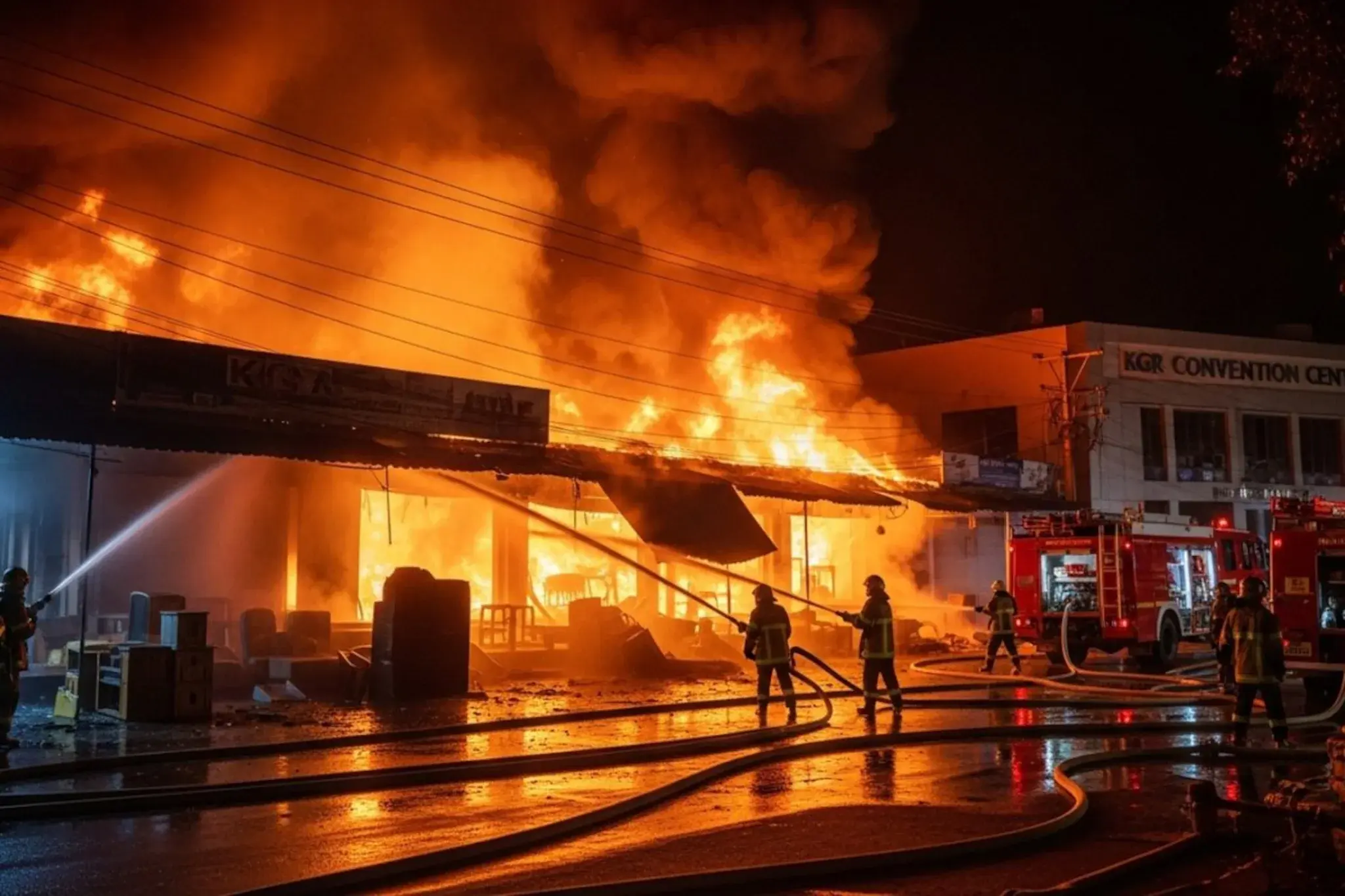 Bachupally Fire Accident: బాచుపల్లిలో భారీ అగ్నిప్రమాదం.. 18 షాపులు దగ్ధం