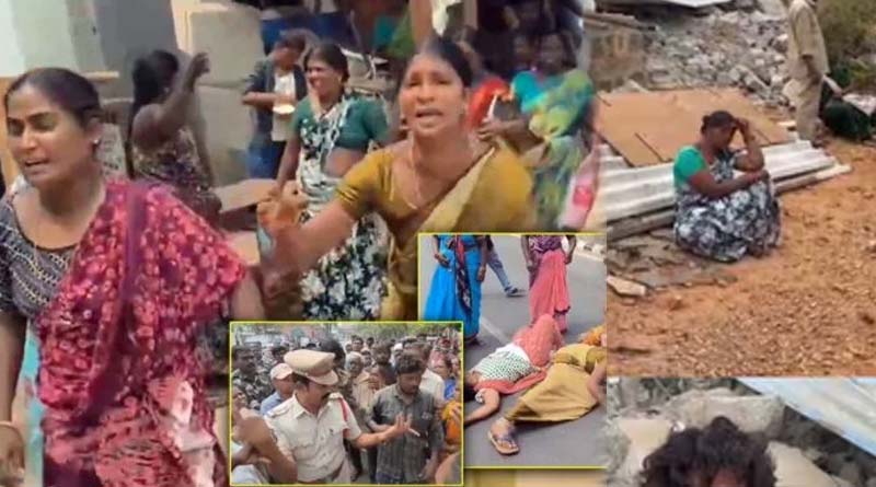 Khammam : ఖమ్మం అంబేడ్కర్ భవన్ వద్ద ఉద్రిక్తత