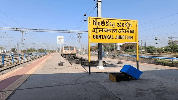 Four-line track on Renigunta-Guntakal railway line